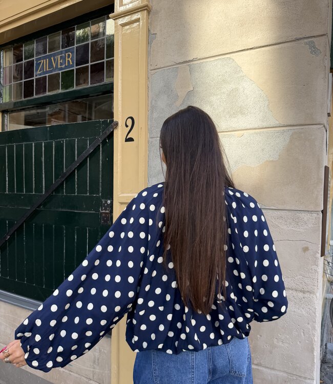 The Dotted Jacket Blue