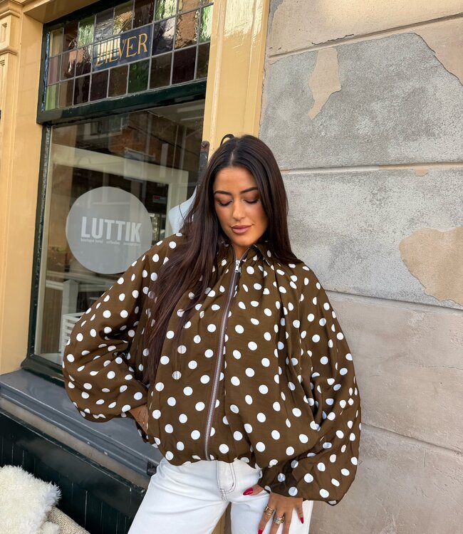 The Dotted Jacket Brown