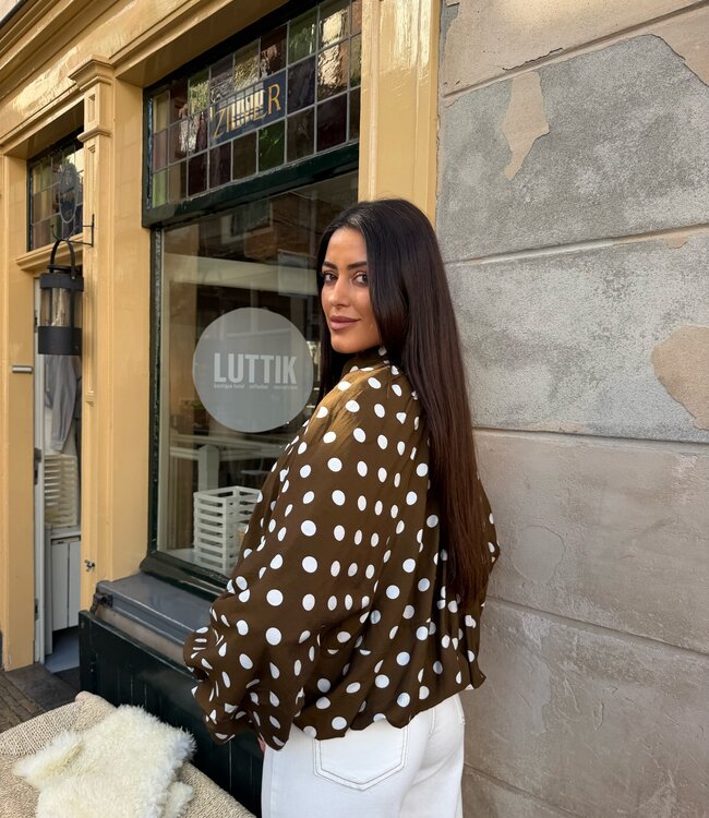 The Dotted Jacket Brown