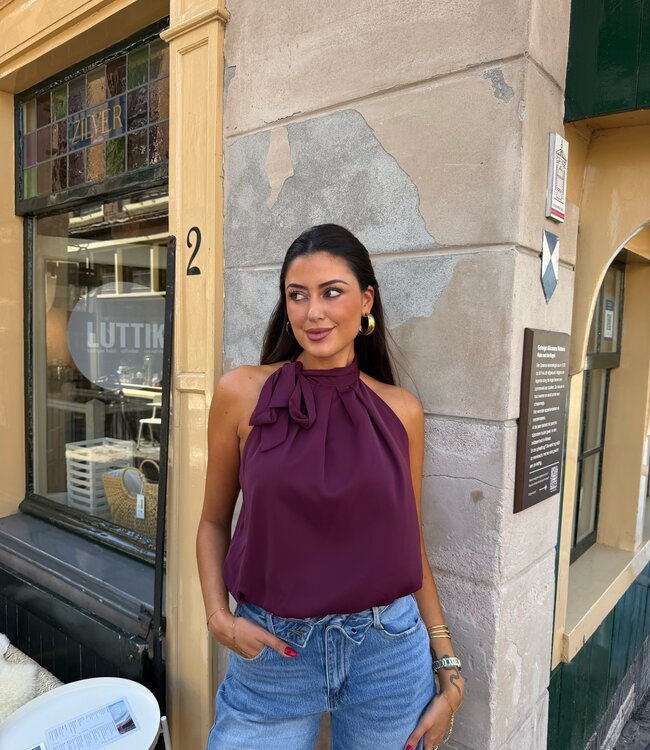 The Balloon Top Bordeaux