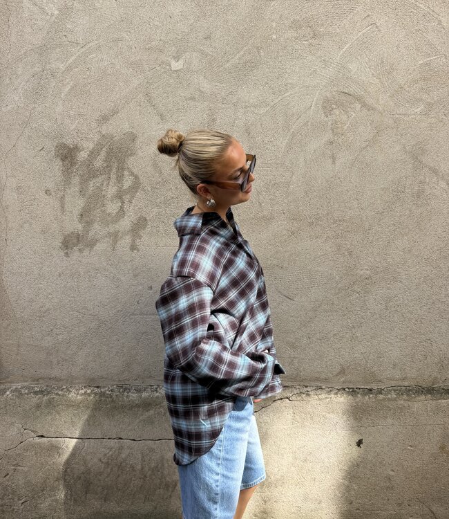The Billie Check Shirt Blouse