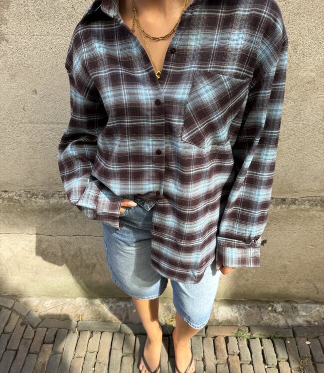 The Billie Check Shirt Blouse