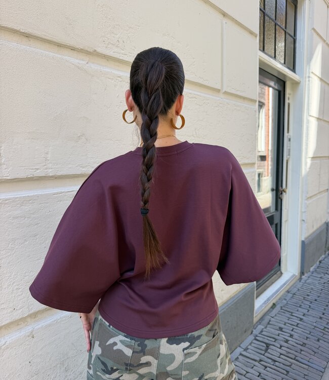 The Basic Bordeaux T-shirt