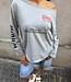 The Grey Oversized Jade Tee
