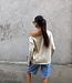 The Beige Oversized Jade Tee