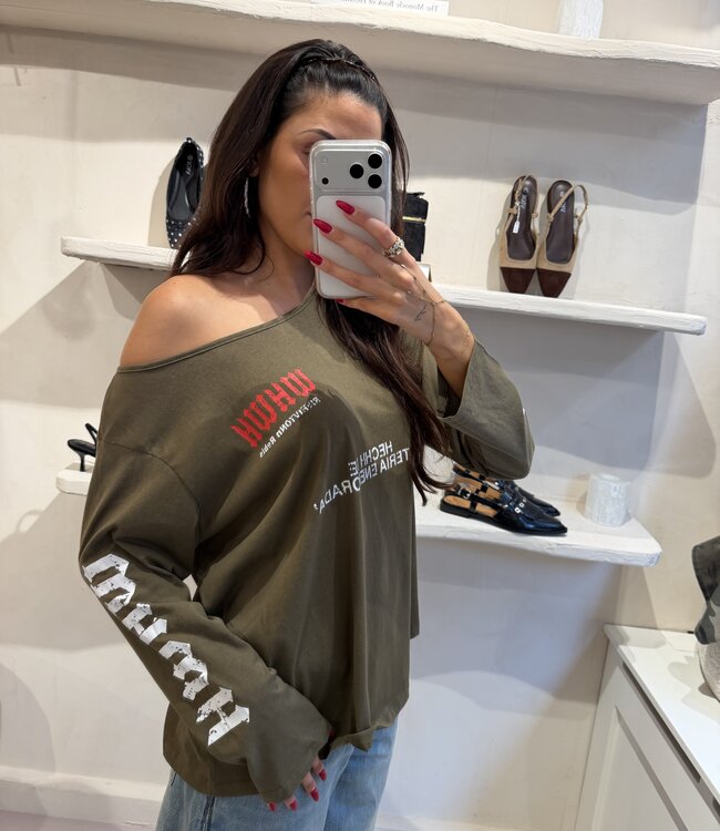 The Army Oversized Jade Tee