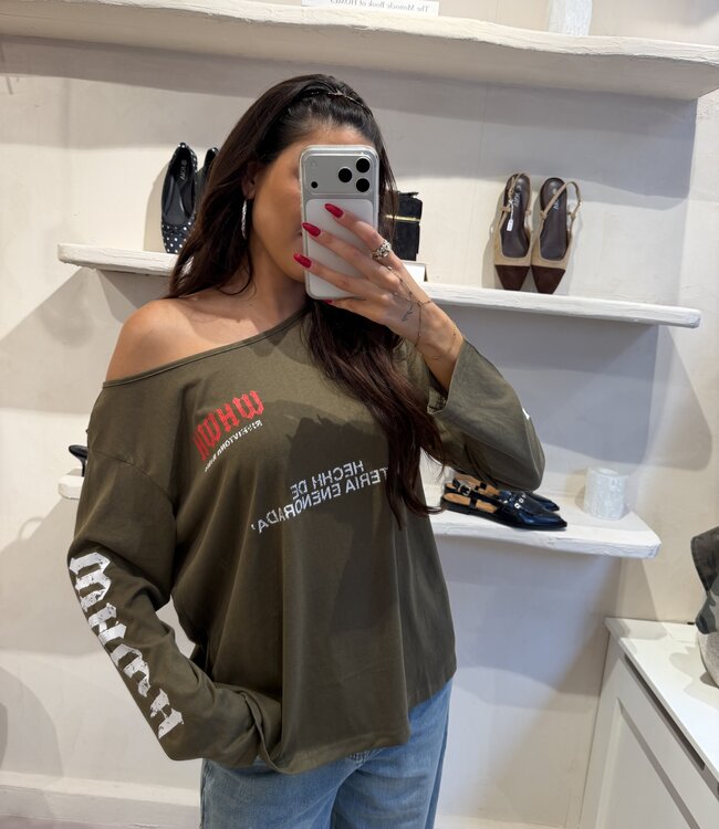 The Army Oversized Jade Tee