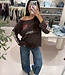 The Brown Oversized Jade Tee