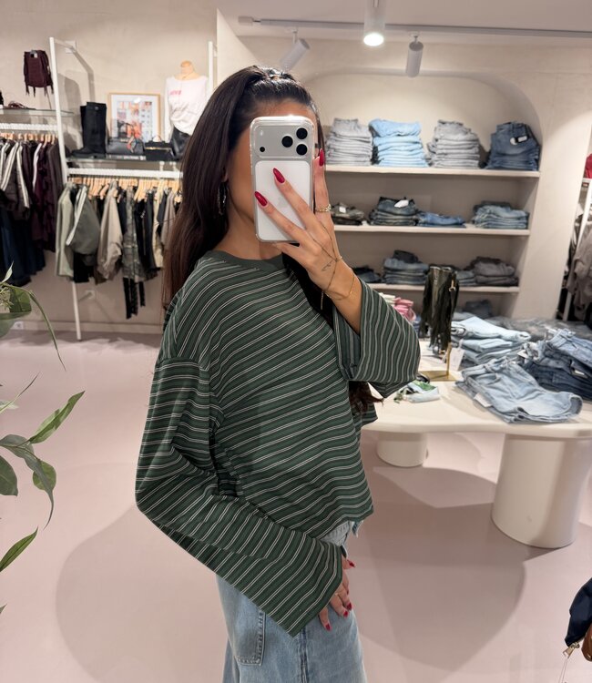 The Allie Long Sleeve Green