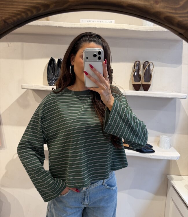 The Allie Long Sleeve Green