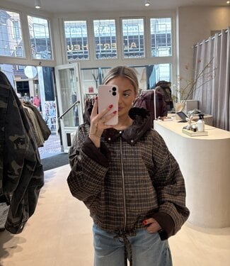 The Marley Check Capuchon Brown