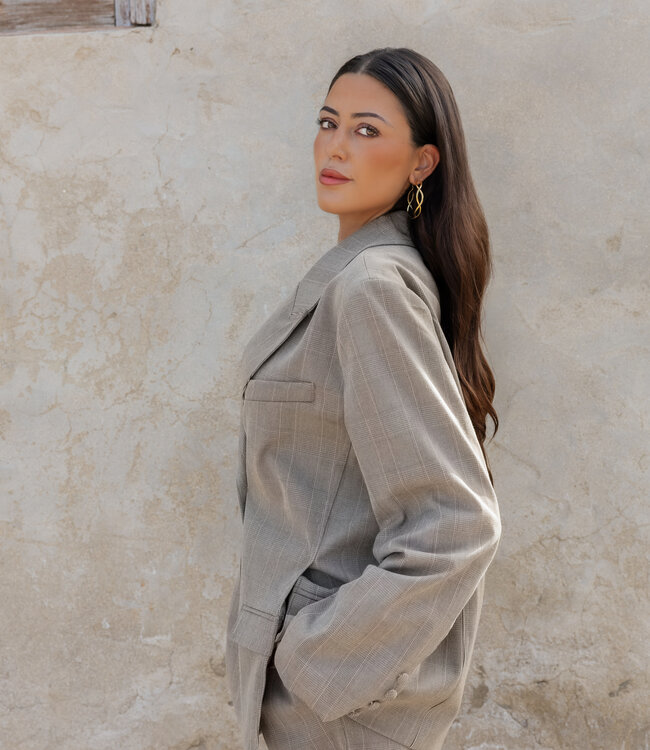The Alma Check Blazer