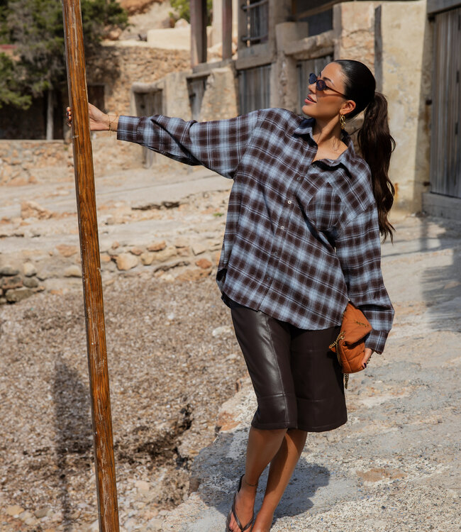 The Billie Check Shirt Blouse