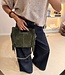 The Suede Fringe Bag Green