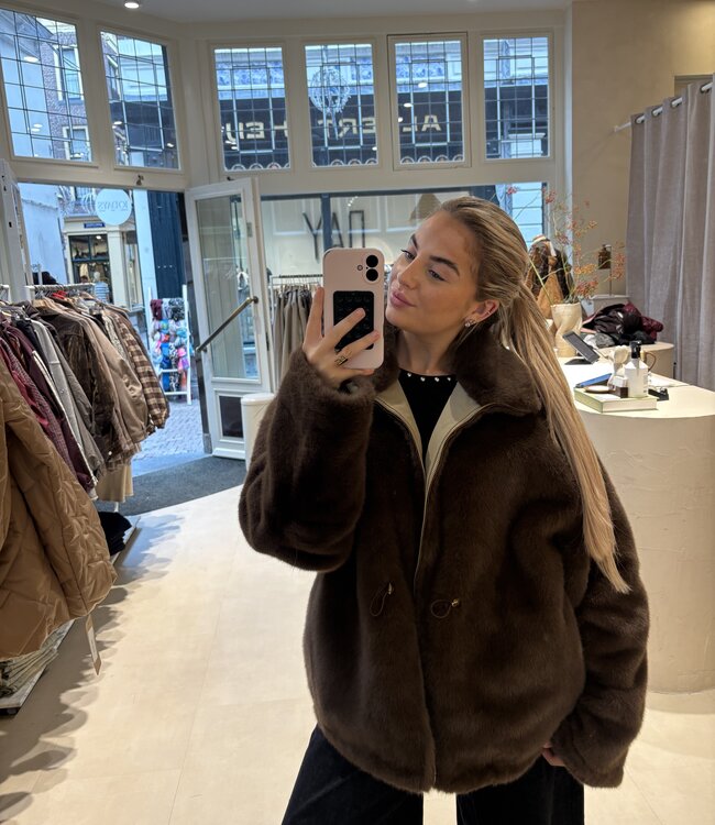 The Khourtney Reversible Jacket Khaki