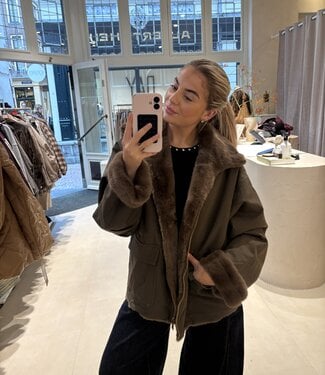 The Khourtney Reversible Jacket Desert