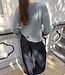 The Mae Knit Grijs Long