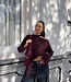 The Mae Knit Dark Bordeaux