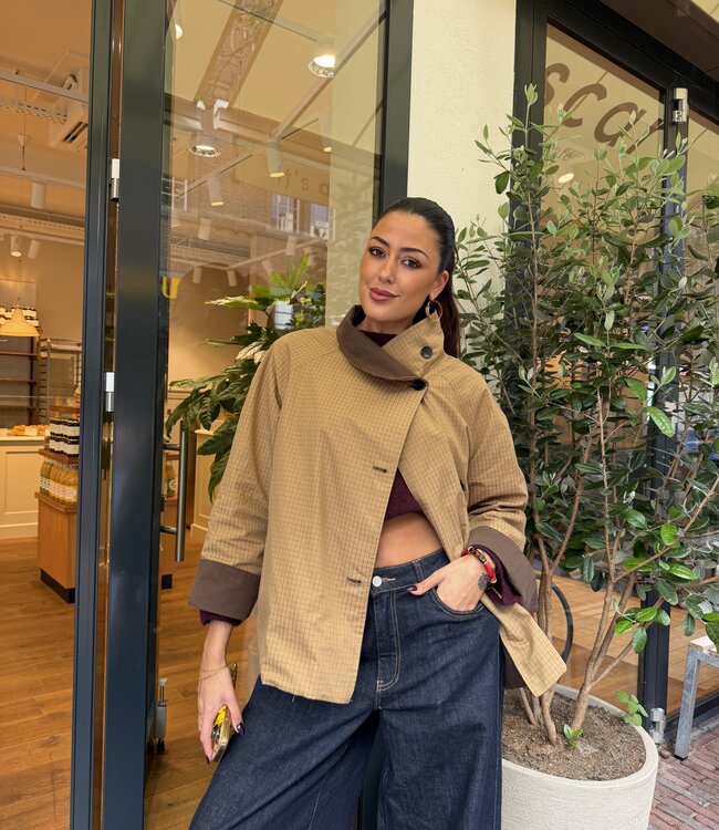 The Reversible Trench Jacket Brown