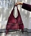 The Fringe Boho Bag Big Burgundy