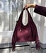 The Fringe Boho Bag Big Burgundy