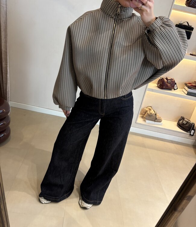 The Marlow Scuba Check Jacket Green