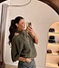 The Mae Knit Mossy Green