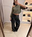 The Noa Faux Leather Pants Black