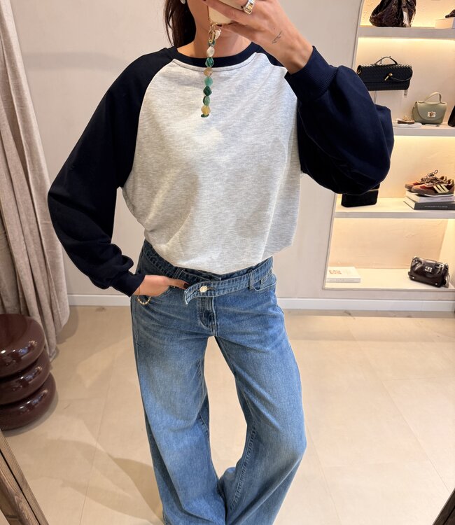 The Elin Baseball Trui Navy