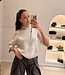 The Mae Knit Beige Stripe
