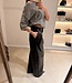 The Noa Faux Leather Pants Brown