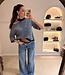 The Mae Knit Blue Stripe