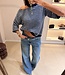 The Mae Knit Blue Stripe