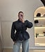 The Amelie Belted Jacket Navy