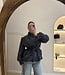 The Amelie Belted Jacket Navy