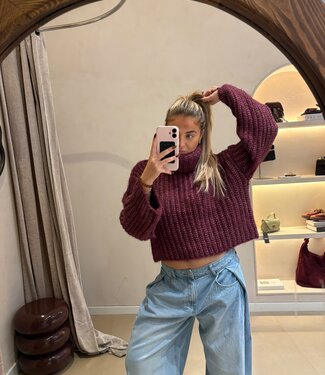 The Eden Knit Burgundy