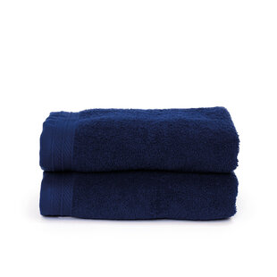 Organische Handdoek Marineblauw - 50 x 100 cm