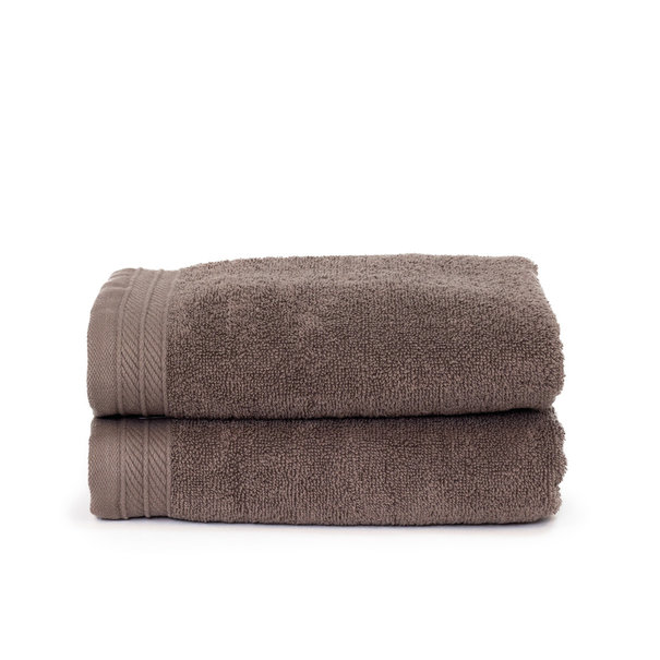 One Towelling Organische Handdoek Taupe - 50 x 100 cm