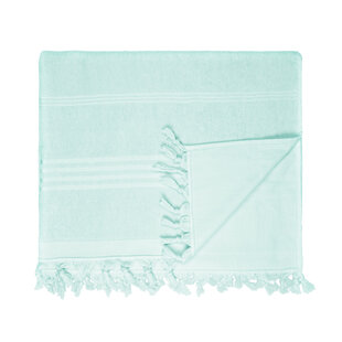 Hamamdoek Badstof Handdoek Mint - 100 x 165 cm