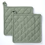 BYRKLUND Pannenlap Stay Cold Jade - 20x20 cm - set 2 stuks