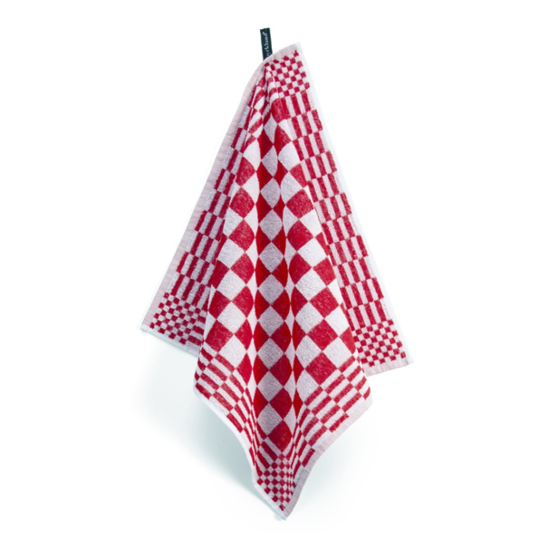 Byrklund BYRKLUND Keukendoek Clean & Fresh rood - set 6 stuks