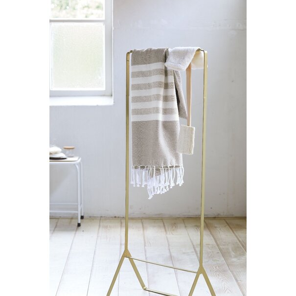 Walra WALRA Fouta Sunshade Happiness Taupe - 100x180 cm