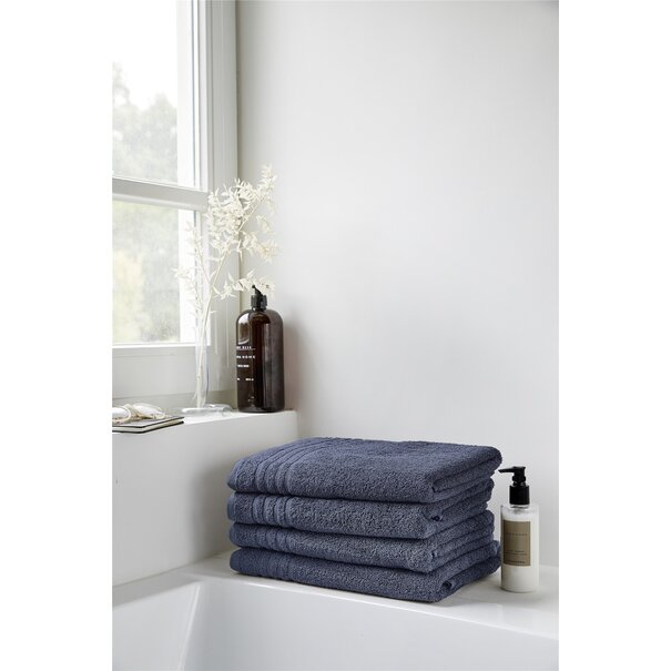 Byrklund BYRKLUND Badlaken Bath Basics Blauw - 70x140 cm