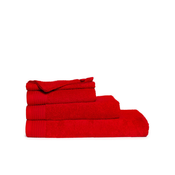 One Towelling Handdoeken Hoge Kwaliteit Rood