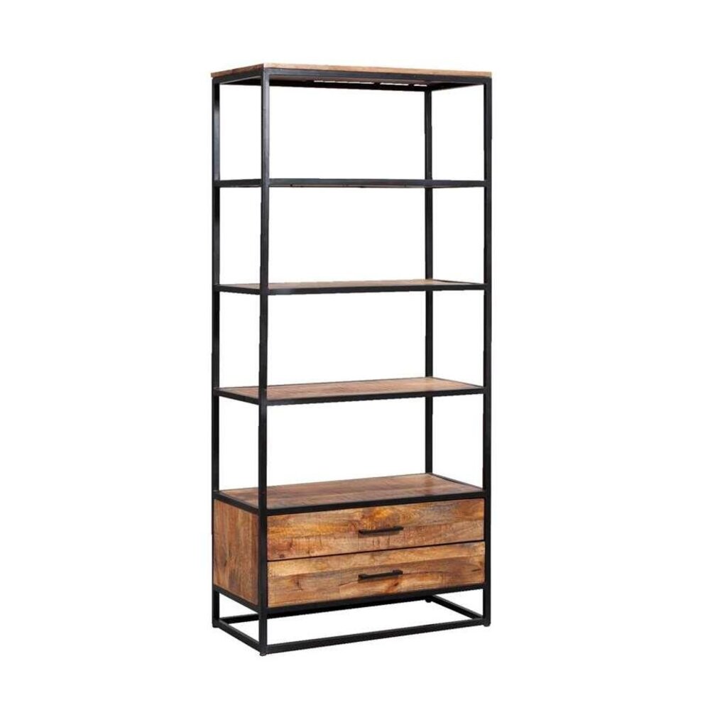 MIRA Bali Boekenkast Naturel - 180x80x40 cm