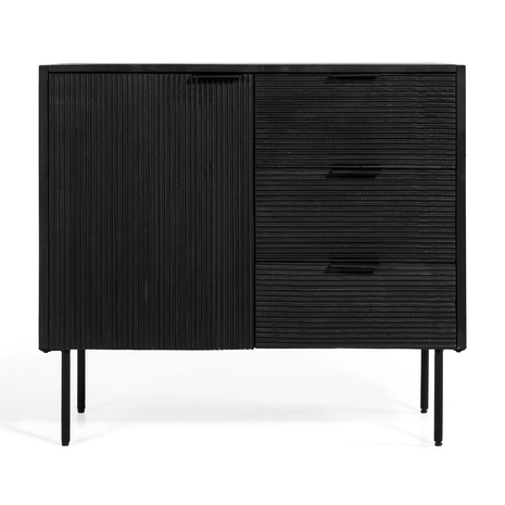 MIRA Pristina Dressoir Zwart 90cm MIRA Pristina Dressoir Zwart 90cm