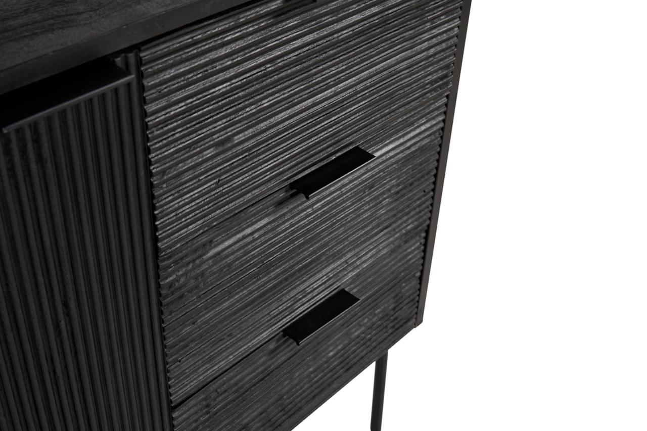 MIRA Pristina Dressoir Zwart 90cm MIRA Pristina Dressoir Zwart 90cm