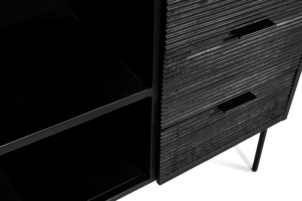 MIRA Pristina Dressoir Zwart 90cm MIRA Pristina Dressoir Zwart 90cm