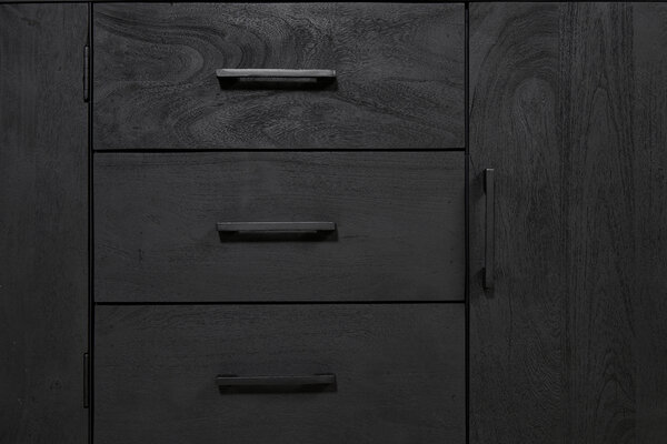 MIRA Liam Dressoir Zwart 180cm MIRA Liam Dressoir Zwart 180cm