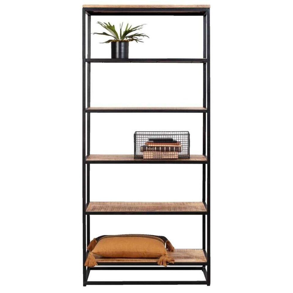MIRA Bali Boekenkast Naturel 80x180x40cm MIRA Bali Boekenkast Naturel 80x180x40cm